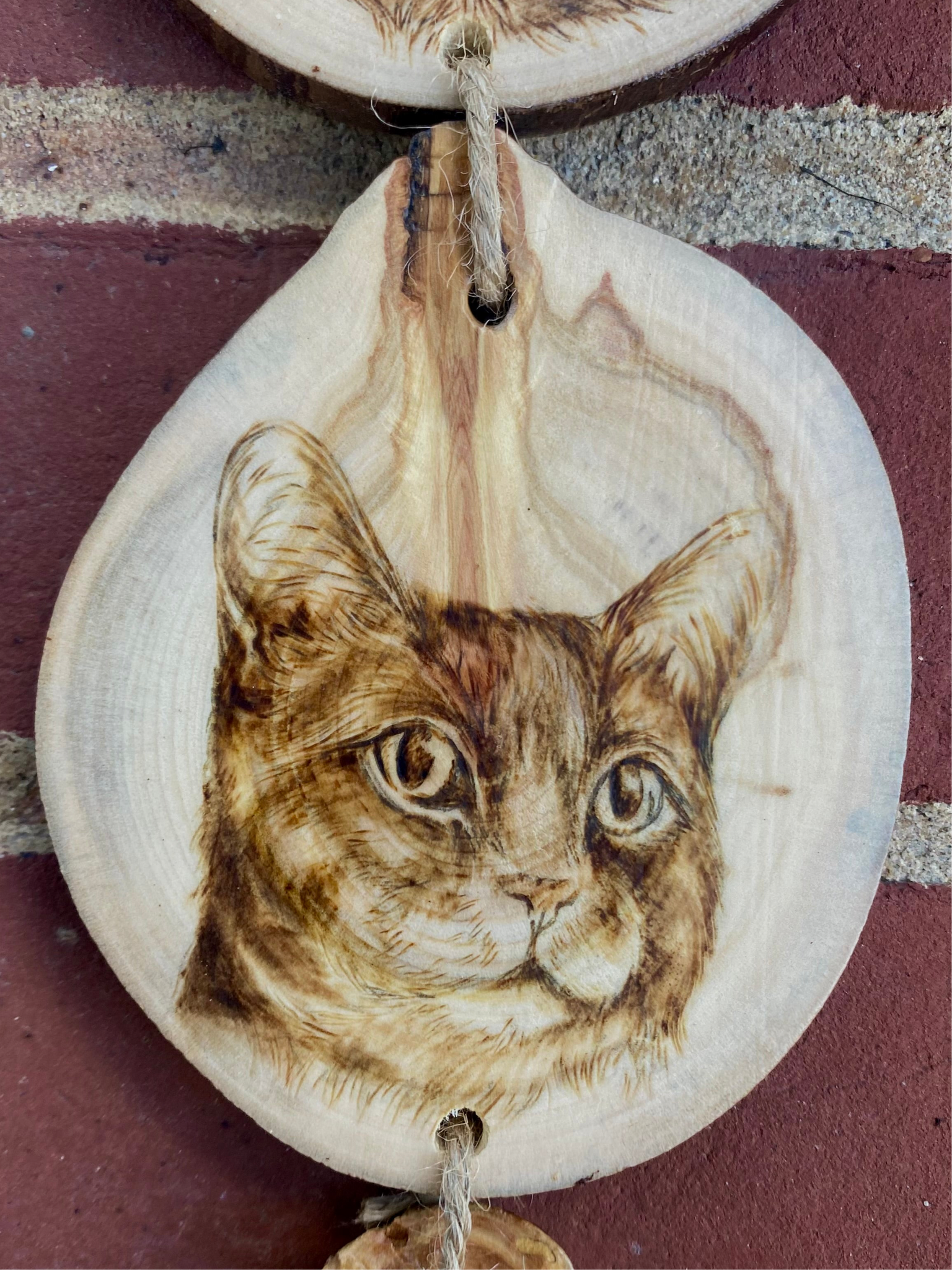 Custom Woodburned Portrait