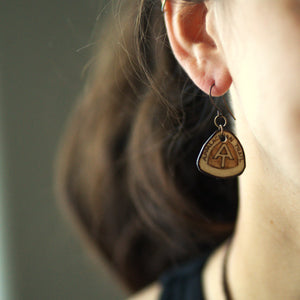 Appalachian Trail Emblem Earrings
