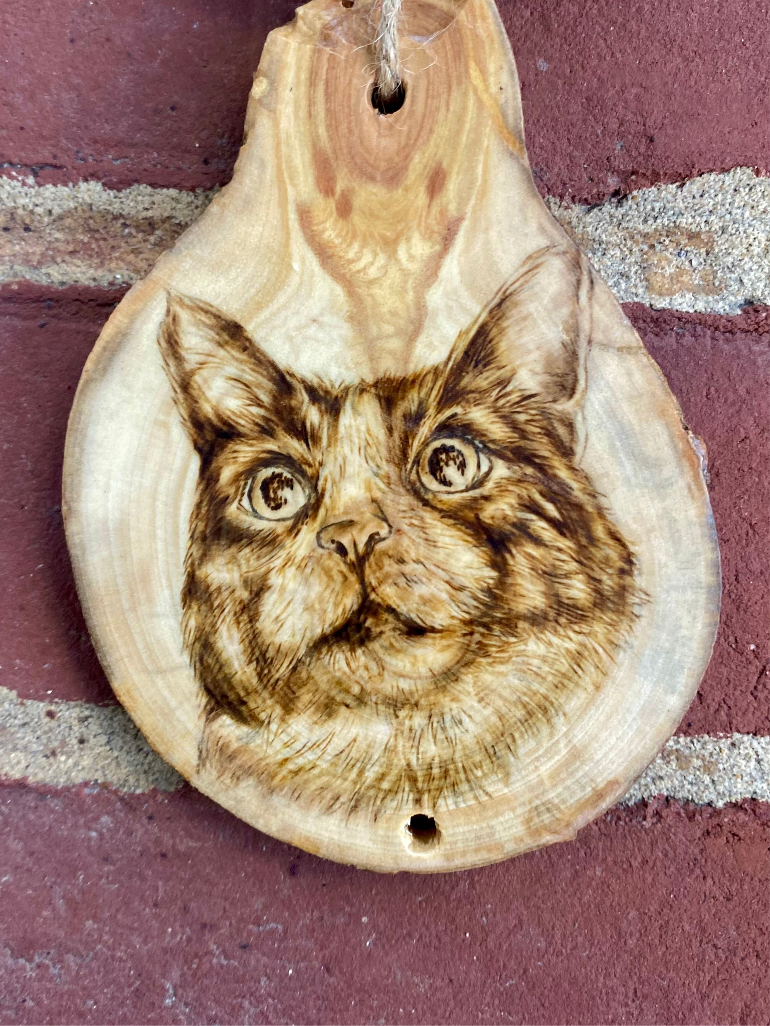 Custom Woodburned Portrait