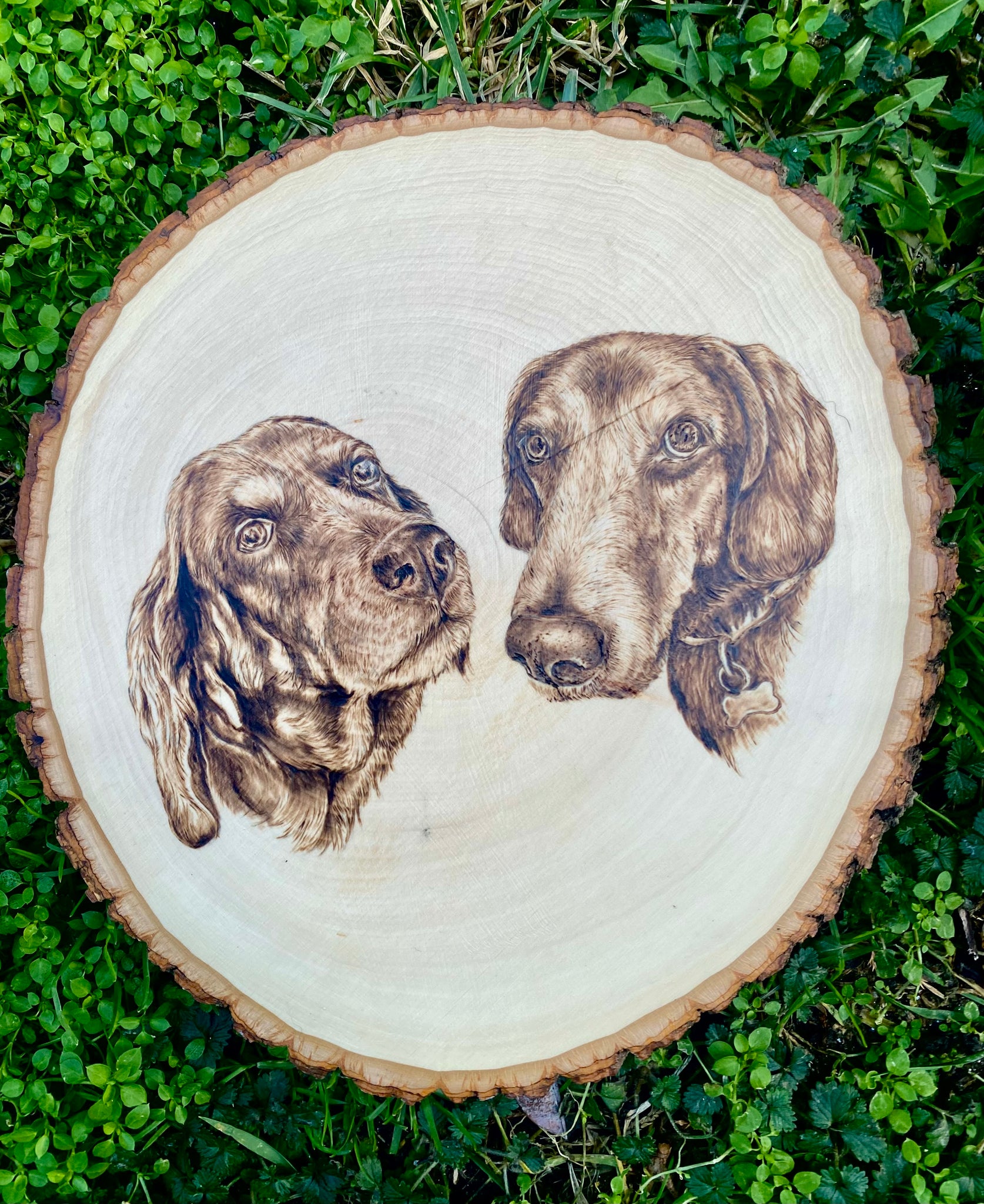 Custom Woodburned Portrait