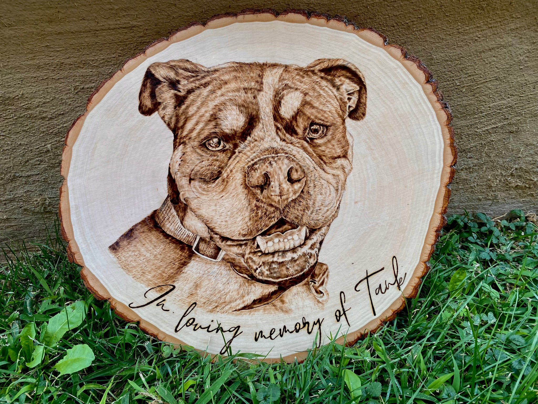 Custom Woodburned Portrait