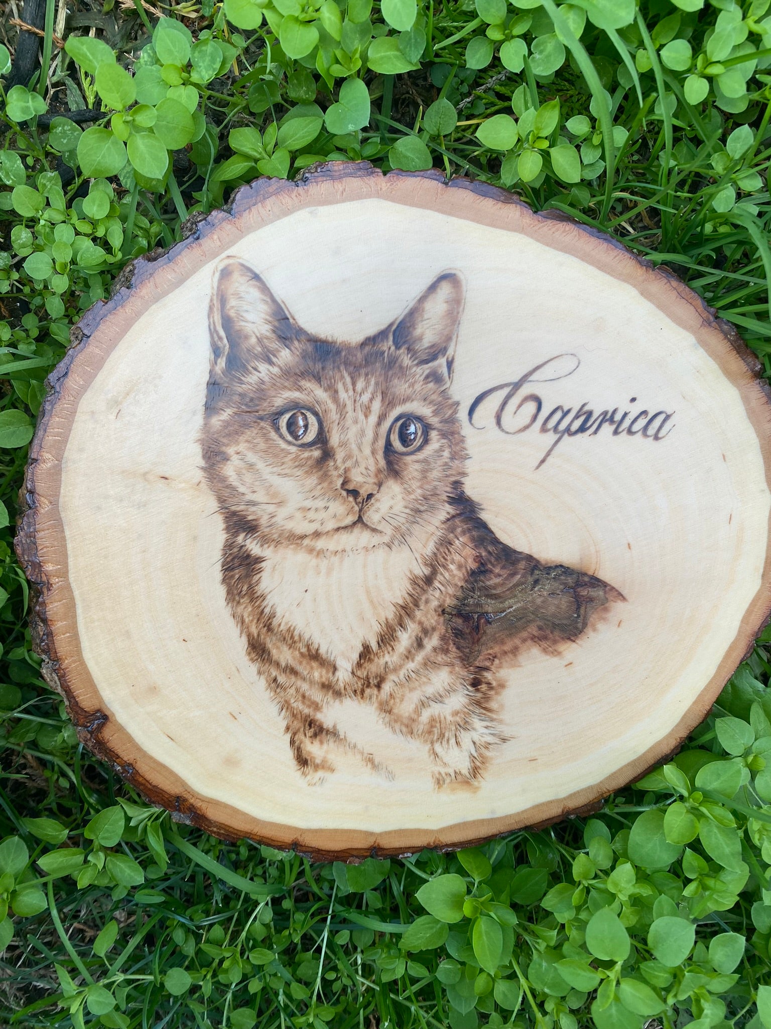 Custom Woodburned Portrait