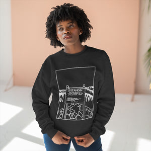 Katahdin Line Drawing Crewneck Sweatshirt